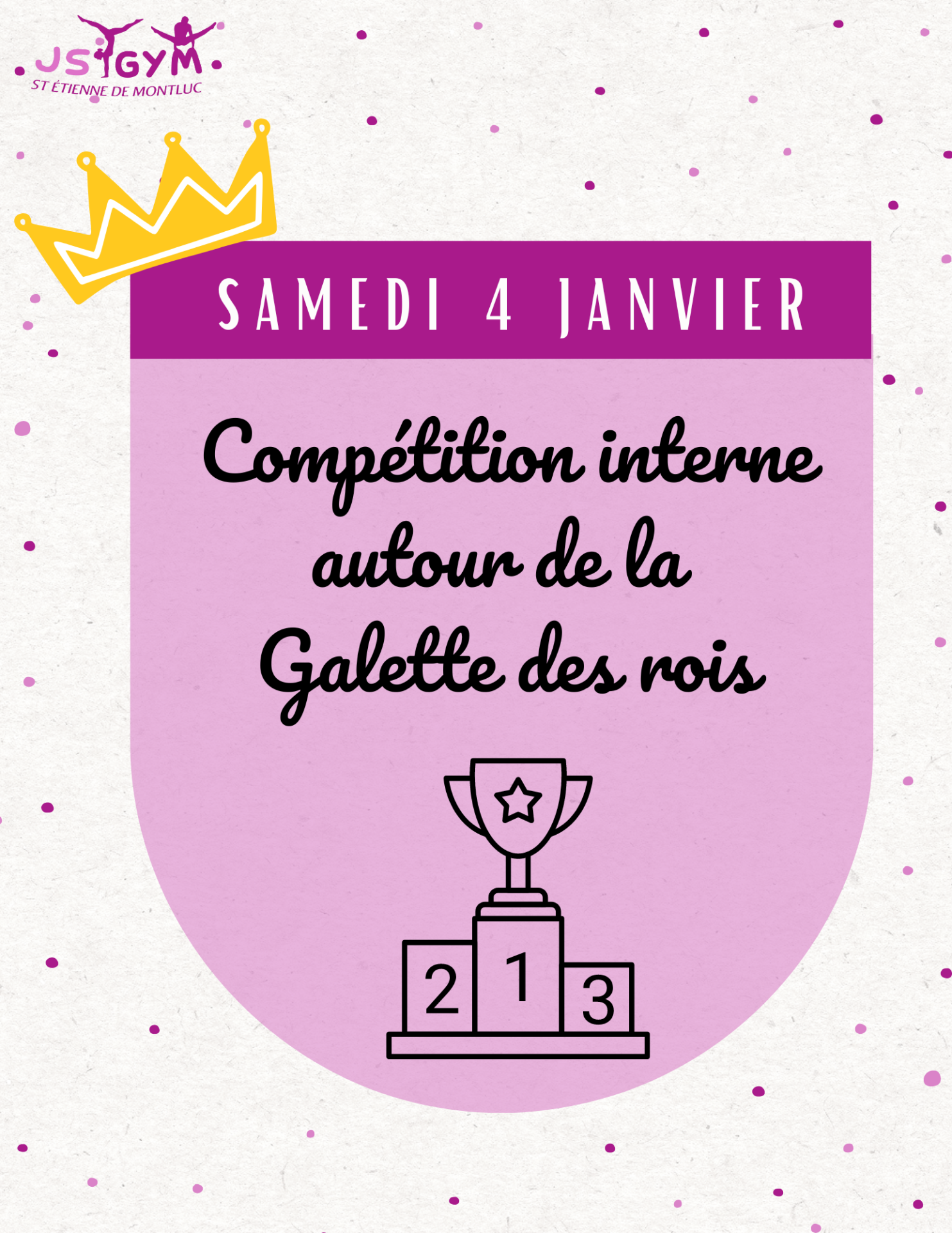 Copie de flyer challenge galette interne 2024 2